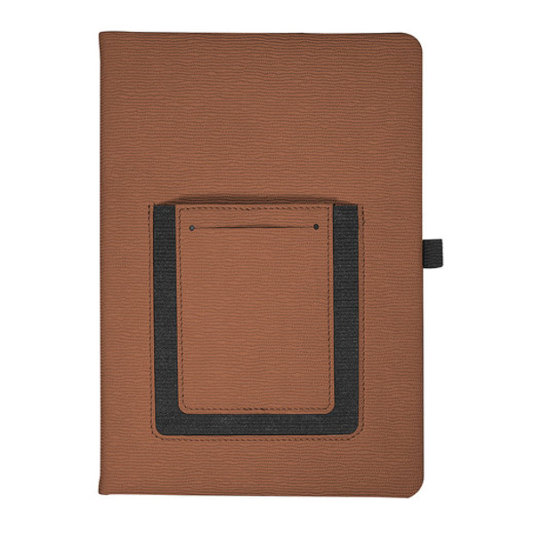 Roma Journal Notebook With Phone Pocket 5.625" X 8.25" Thumbnail