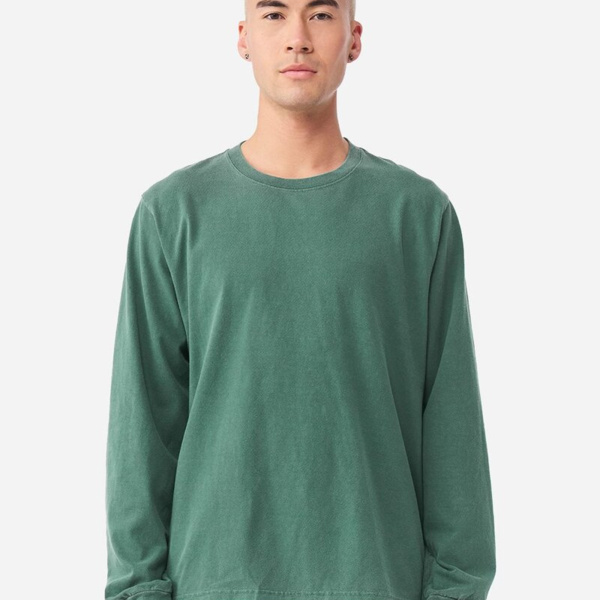 Unisex Heavyweight Garment-Dyed Long Sleeve Tee Thumbnail