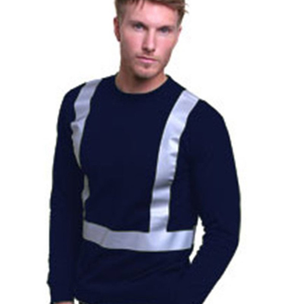 Men's USA-Made Hi-Visibility Long Sleeve T-Shirt Thumbnail