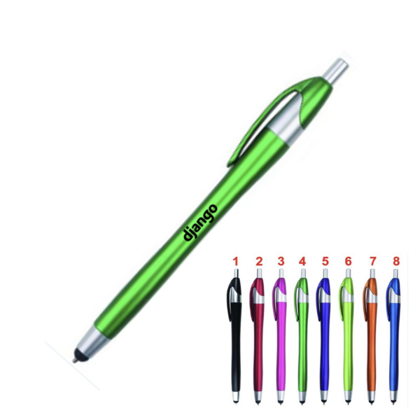 Metallic Dart Stylus Pen – Retractable Ballpoint Pen with Touchscreen Stylus Tip Thumbnail