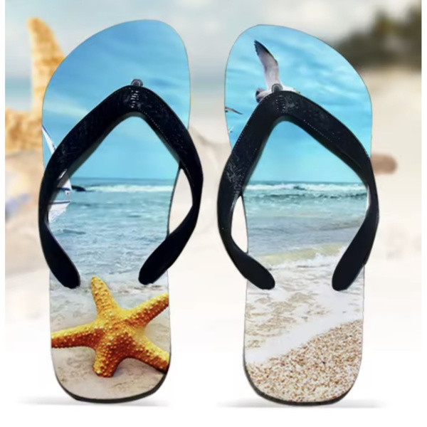 Custom Printed Flip Flops – Sublimation Beach Sandals (S–L) Thumbnail