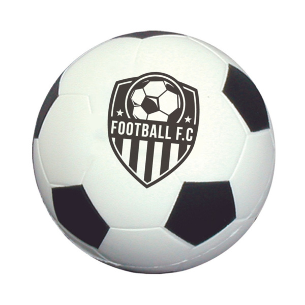 Soccer Ball Stress Reliever – Custom Logo Foam Soccer Squeeze Ball for Sports Promotions & Giveaways Thumbnail