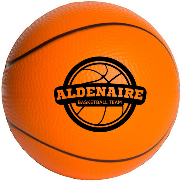 Basketball Stress Reliever Ball – Custom Foam Sports Stress Ball for Promotions & Giveaways Thumbnail